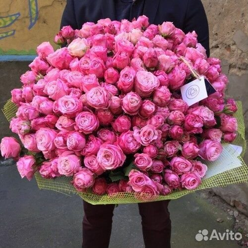 Пионовидные розы Кустовые розы Доставка цветов