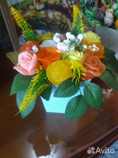 Букеты из мыла ручной работы