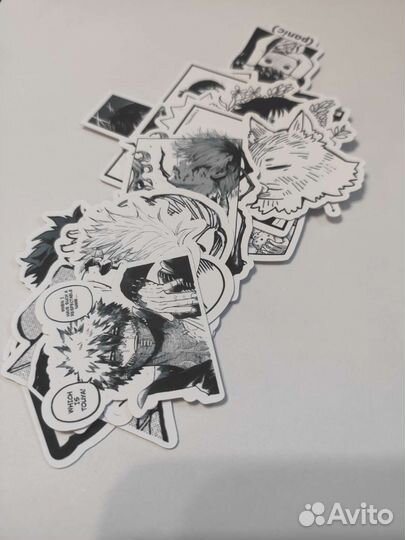 Аниме наклейки набор 25 шт