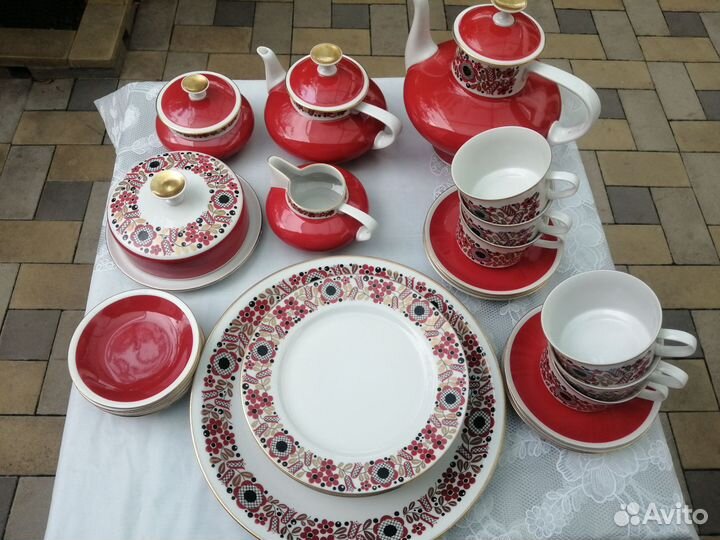 Сервиз чайный freiberger гдр