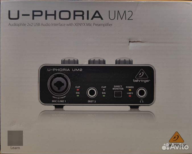 Аудиоинтерфейс с микрофонным предусилителем