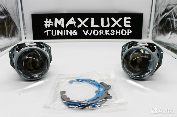 Mazda cx7 Биксеноновые линзы Hella 3R+ рамка