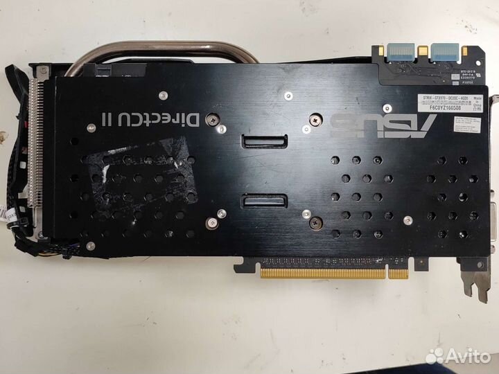 Видеокарта Asus strix gtx970 4gb (не рабочая)