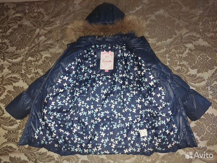Зимняя куртка для девочки 122