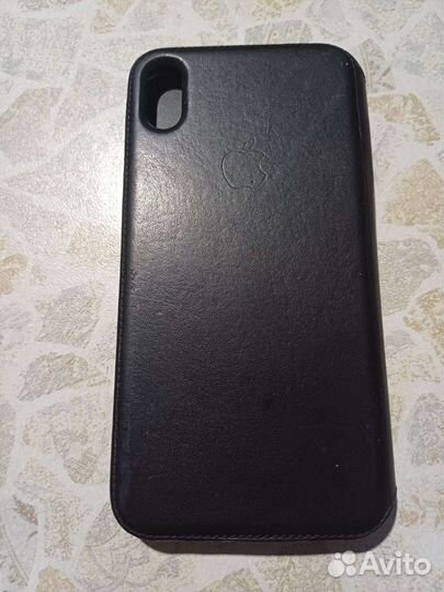 Чехол кожаный на iPhone XS max