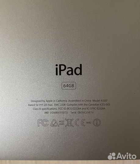 iPad Wi-Fi + 3G 64Gb