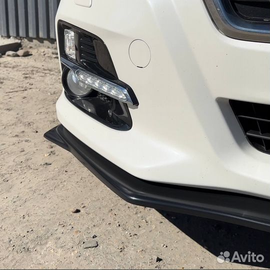 Передний сплиттер, губа для Subaru Levorg VM 14-17