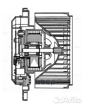 Э/вентилятор отоп.infiniti QX56 (10) /nissan PA