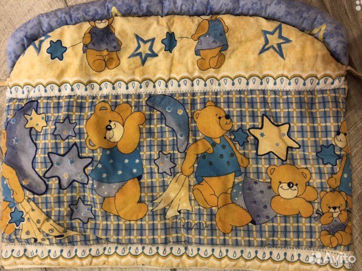 Бортики и балдахин в кроватку