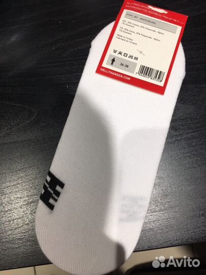 Носки низкие helly hansen подследники