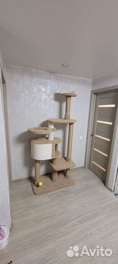 Домик для кошки с когтеточкой