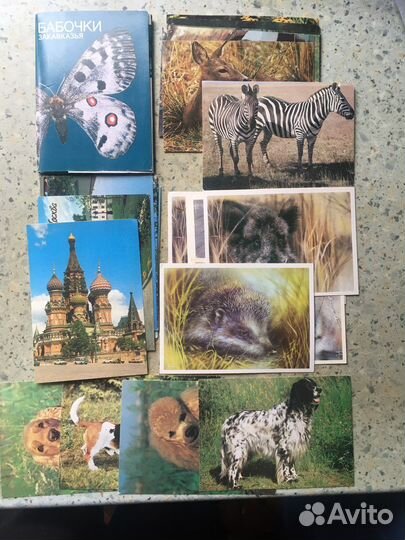 Открытки СССР чистые и подписанные