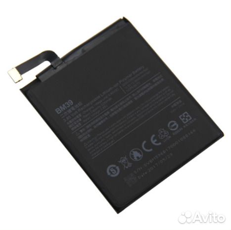 Акб Xiaomi BM39 (Mi 6 ) +установка бесплатно