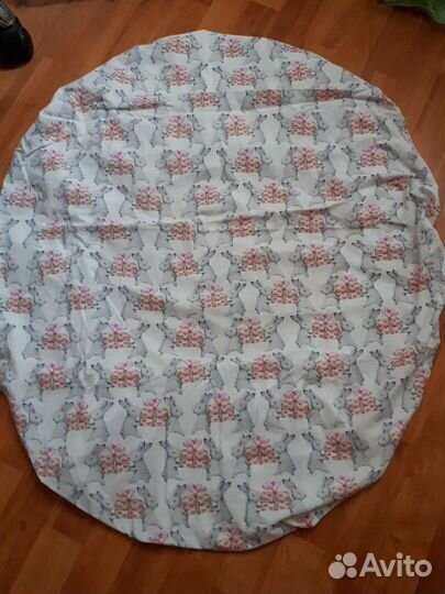 Простынь на овальный матрас