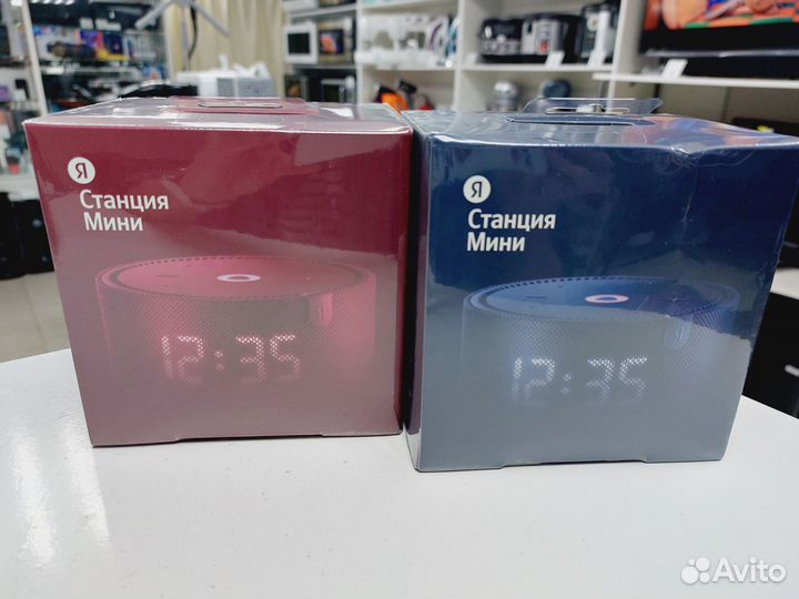 Умная колонка Яндекс Станция Мини с часами(Окт139)