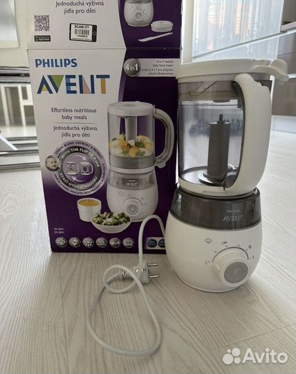 Пароварка блендер avent