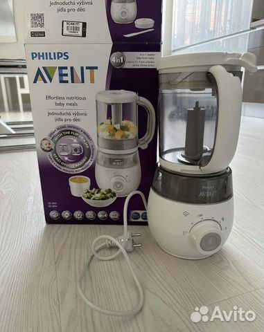 Пароварка блендер avent