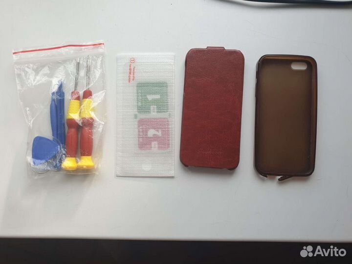 Чехол Защ.Стекло iPhone 5. S. SE
