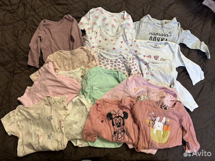Вещи пакетом на девочку 62 68