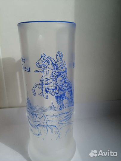 Редкая Пивная кружка Bockling 0,3 л Пётр Великий