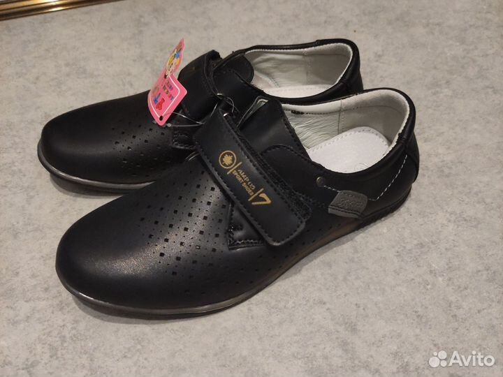 Туфли школьные новые для мальчика 34 размер