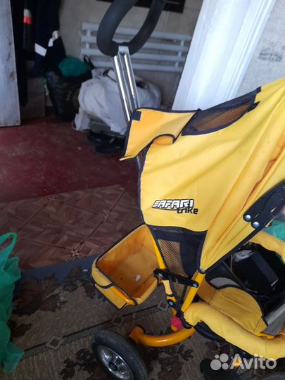 Велосипед коляска с ручкой