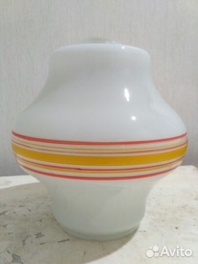 Плафон стеклянный