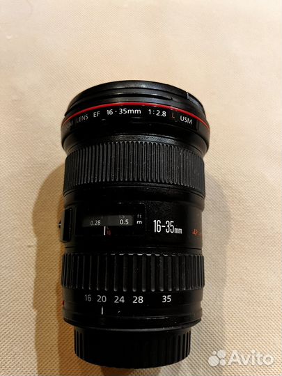 Объектив canon 16-35 28 L USM