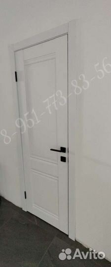 Двери межкомнатные царговые белые пвх