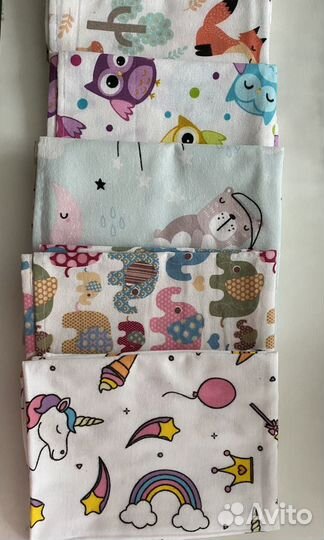 Пеленки фланелевые детские. Новые