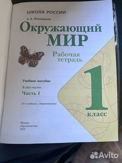 Рабочая тетрадь окружающий мир плешаков 1 класс