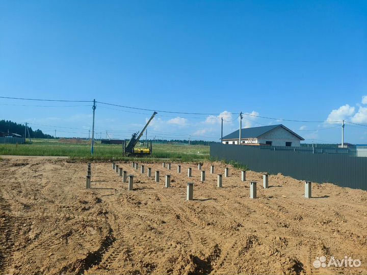 Монтаж жб свай Оголовки в подарок