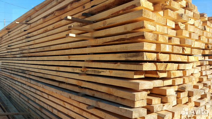 Доска обрезная без посредников 25х150х6000