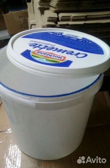 Ведро пластиковое с крышкой, 5 литров