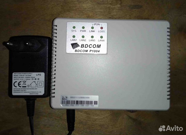 ONU bdcom gepon P1004C1