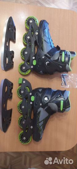 Роликовые коньки детские раздвижные