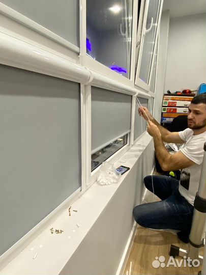 Жалюзи и рулонные шторы на окна