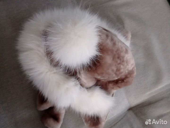 Шапка зимняя для девочки 52 54 новая