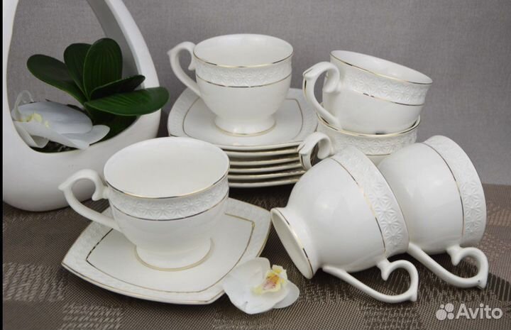 Сервиз чайный Снежная королева