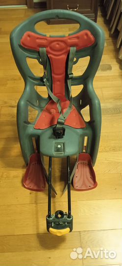 Детское кресло для велосипеда на багажник