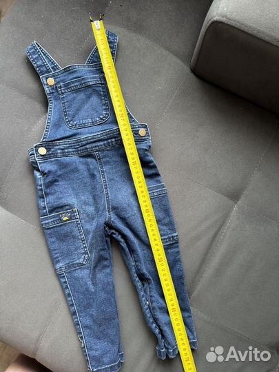 Джинсовый комбинезон 18-24