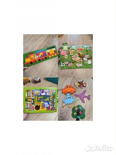 Деревянные игрушки для малышей