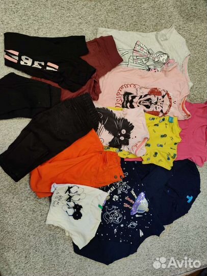 Детские вещи пакетом для девочки 134 140