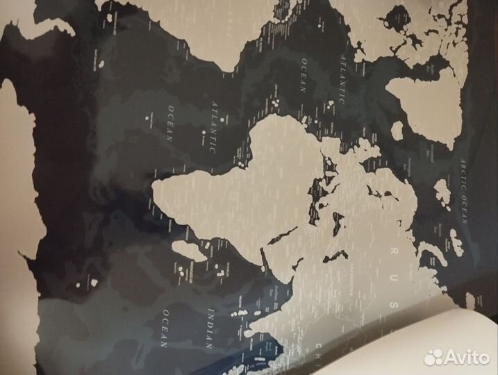 Скретч карта мира