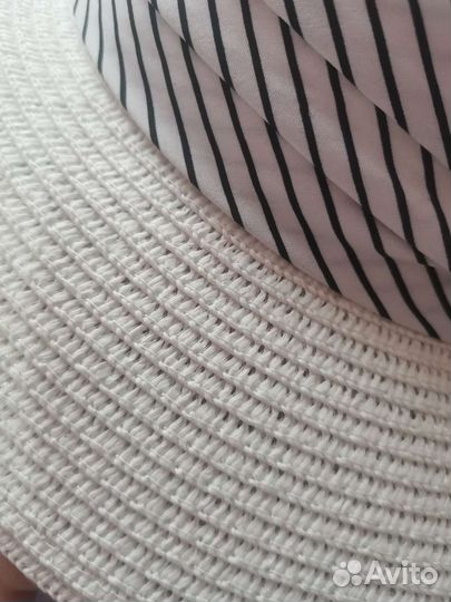 Шляпа женская соломенная