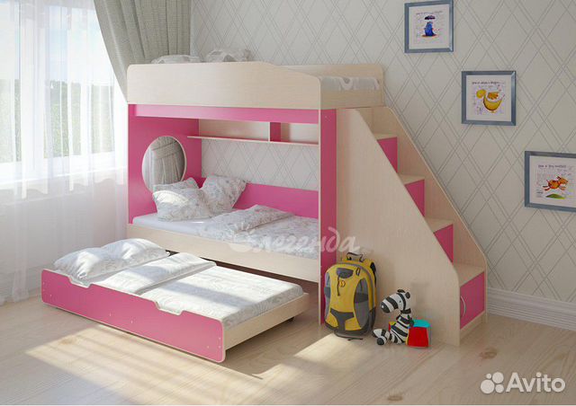 Трёхъярусная Кровать