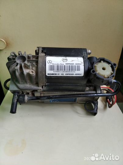 Компрессор пневмоподвески на mercedes