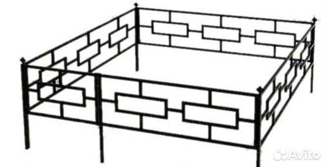 Ограды на кладбище