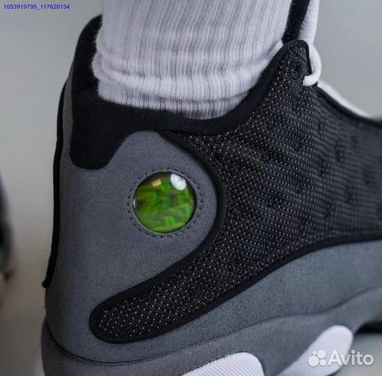 Кроссовки nike air jordan 13 серые