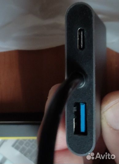Хаб/Концентратор USB-C HUB 4 в 1 с Type-C в hdmi*2